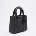 Christian Dior Matte Black Small Lady Dior Bag 2020