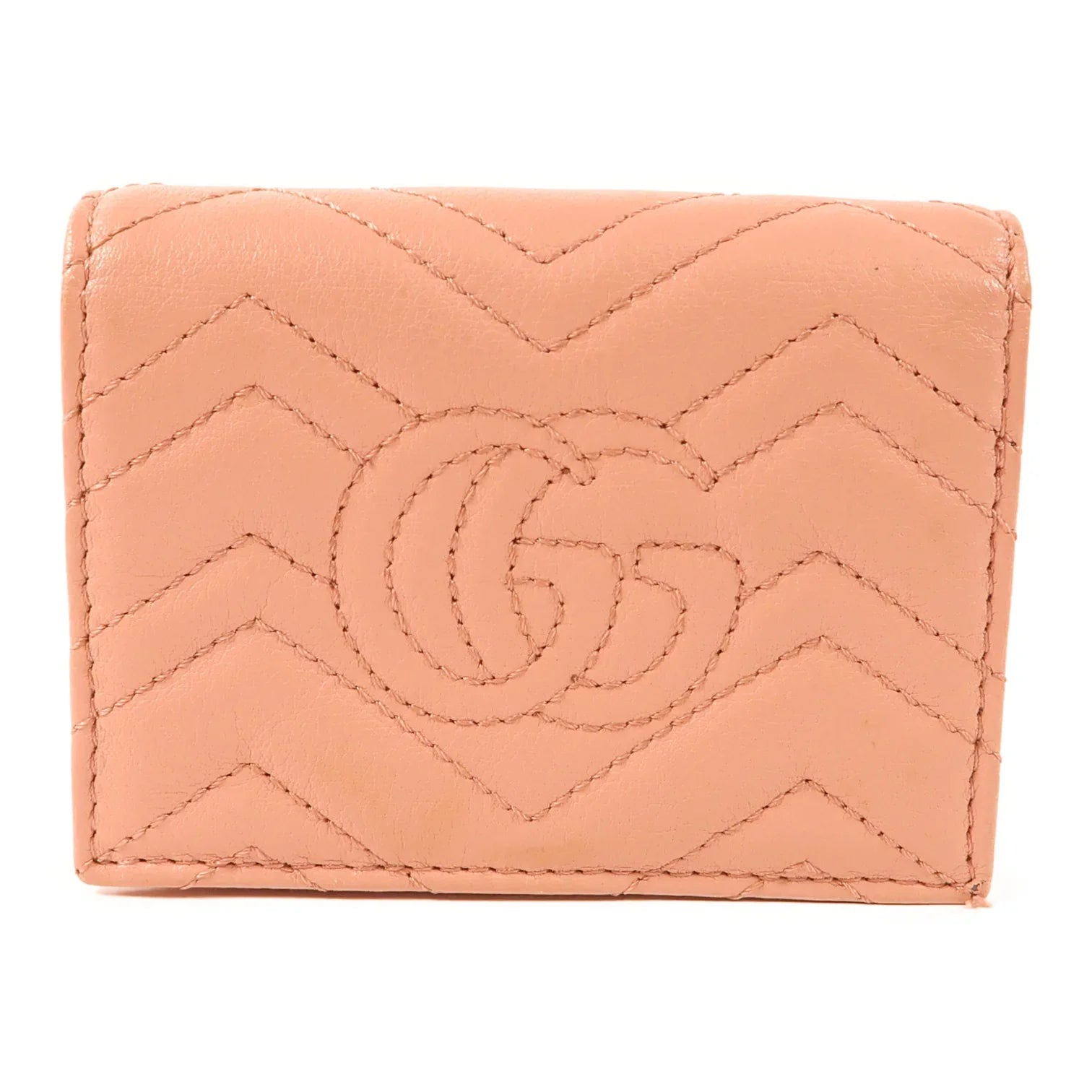 GUCCI GG Marmont Wallet Dusty Pink