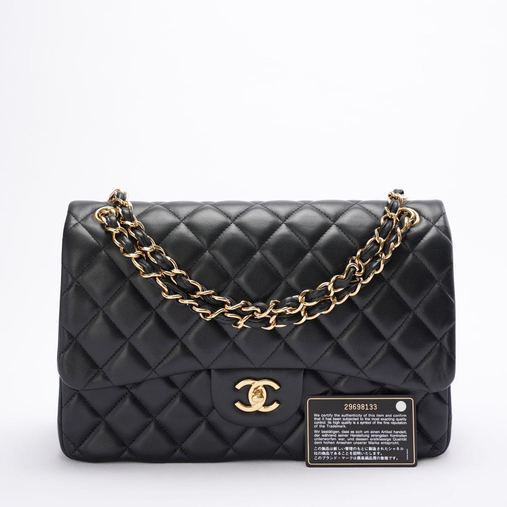 Chanel Classic Double Flap Bag Jumbo Black 2020