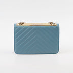 Chanel Trendy CC Wallet On Chain (WOC) Blue