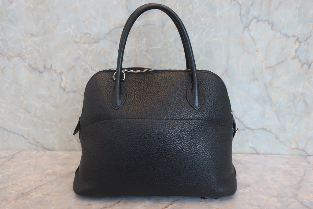 HERMES／エルメス ボリード31 トリヨンクレマンス ブラック □N刻印 ハンドバッグ 800030074