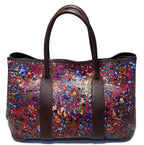 Hermes Abstract Hand Painted Garden Party 35 Tote