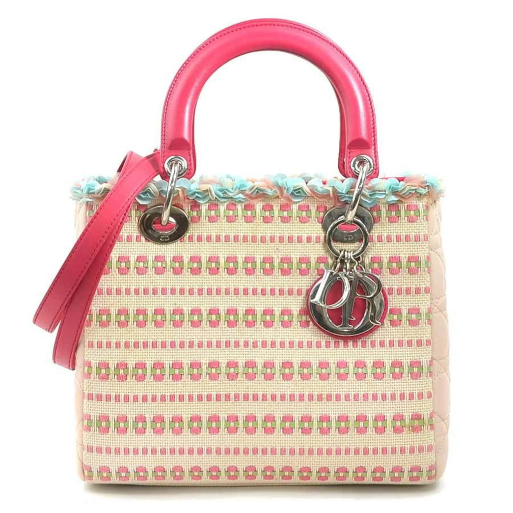 Dior Tweed Lady Dior Medium Pink 2013