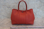 HERMES／エルメス ガーデンパーティＴＰＭ ネゴンダ ブリック □Q刻印 トートバッグ 800020103