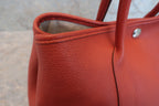 HERMES／エルメス ガーデンパーティＴＰＭ ネゴンダ ブリック □Q刻印 トートバッグ 800020103