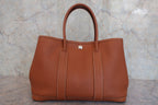 HERMES／エルメス ガーデンパーティＴＰＭ ネゴンダ ゴールド □K刻印 トートバッグ 800040173