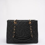 Chanel Shopping Tote GST Caviar Black  2013