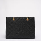 Chanel Shopping Tote GST Caviar Black  2013