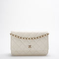 Chanel Wallet on Chain(woc) White Caviar Leather 2022