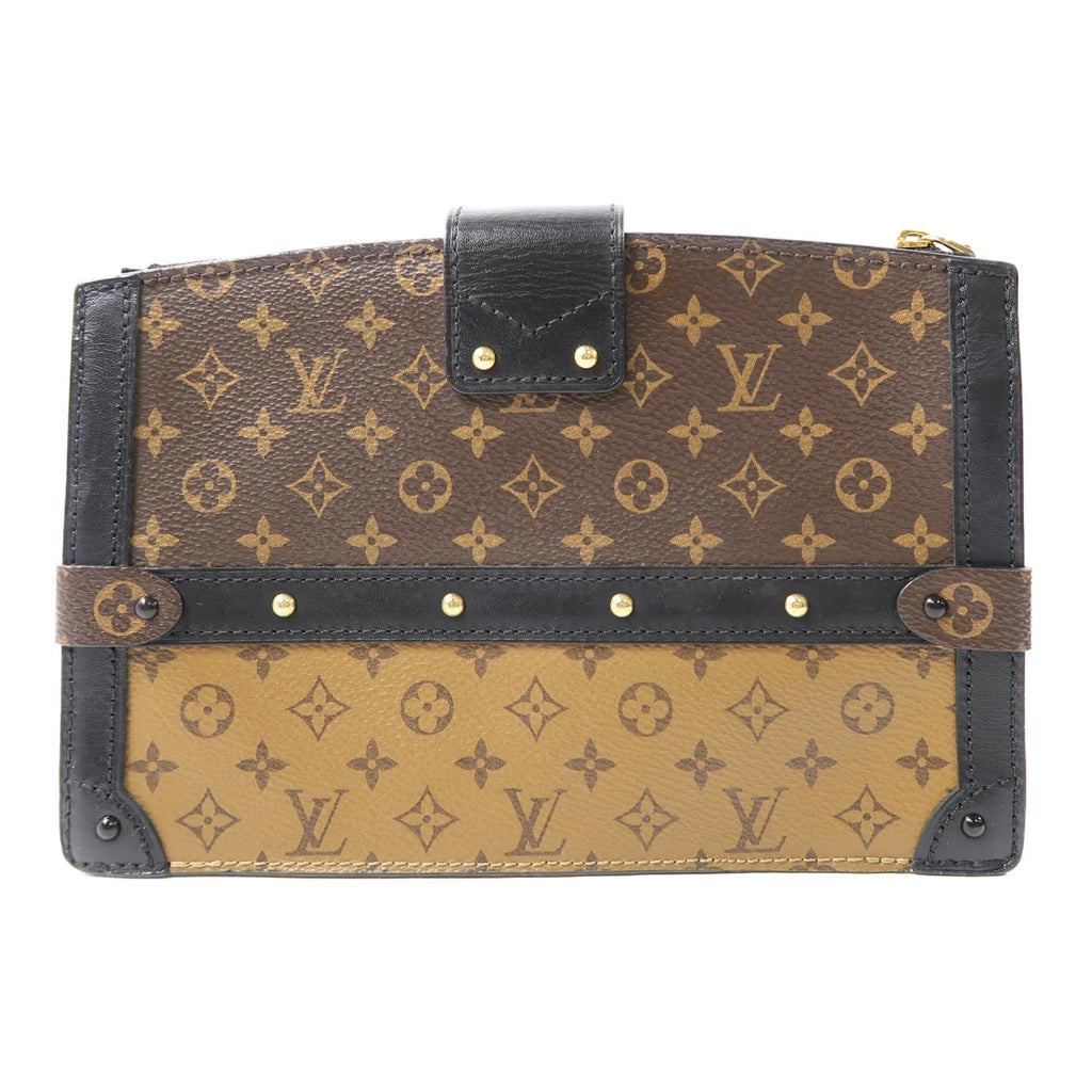 Louis Vuitton Trunk Clutch Monogram Reverse Shoulder Bag