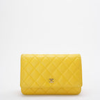 Chanel Wallet on Chain Classic Yellow woc