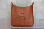 HERMES／エルメス エブリン1GM クシュベル ゴールド □A刻印 ショルダーバッグ 800050011