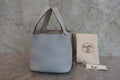 HERMES／エルメス ピコタンロックＰＭ トリヨンクレマンス ブルーペール U刻印 ハンドバッグ 800030104