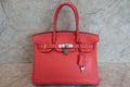 HERMES／エルメス バーキン30 トリヨンクレマンス ブーゲンビリア □N刻印 ハンドバッグ 700090063