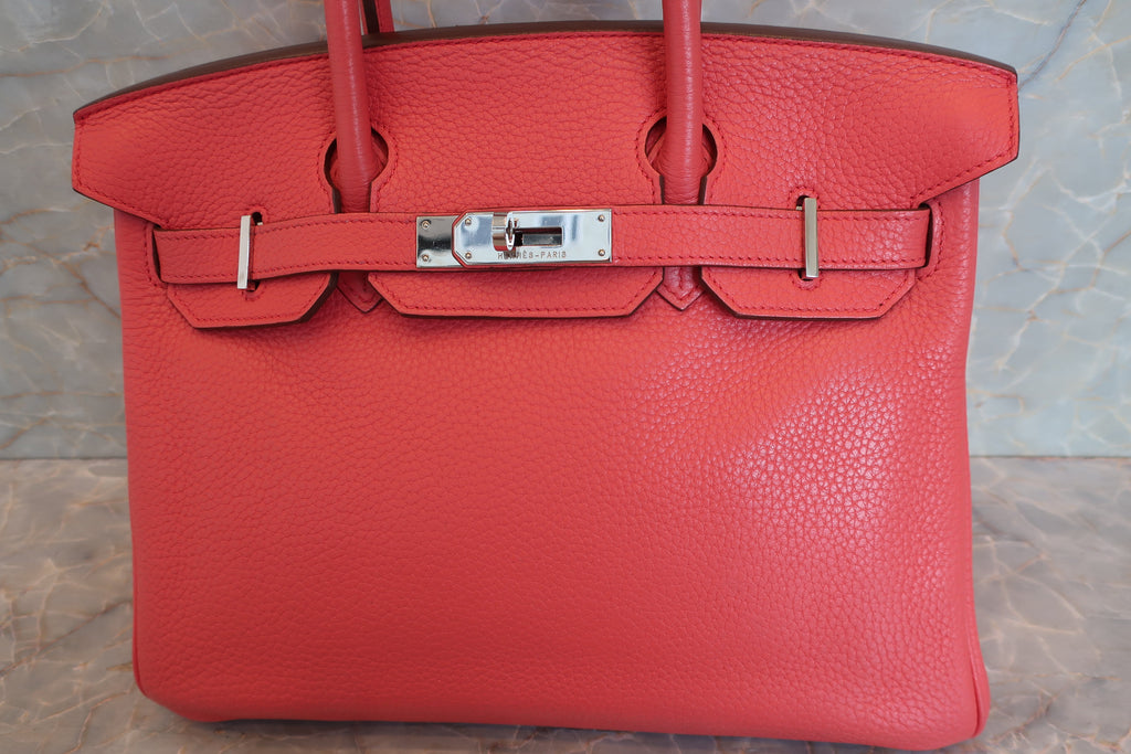HERMES／エルメス バーキン30 トリヨンクレマンス ブーゲンビリア □N刻印 ハンドバッグ 700090063