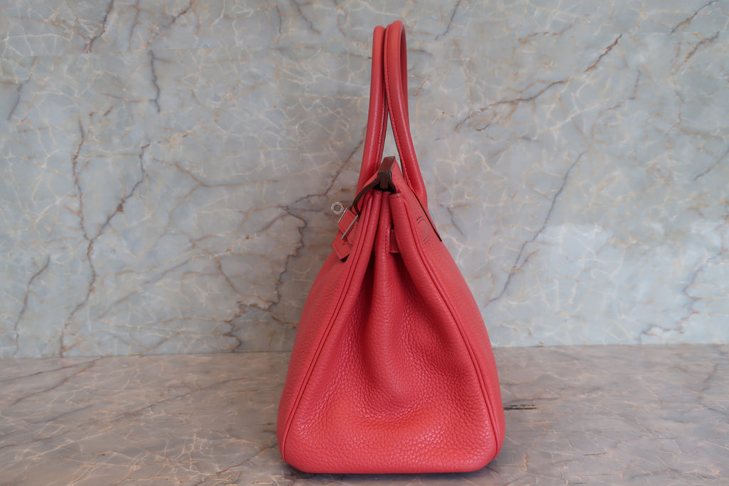 HERMES／エルメス バーキン30 トリヨンクレマンス ブーゲンビリア □N刻印 ハンドバッグ 700090063