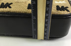Crossbody Designer By Michael Kors In Black & Brown, Size:Medium