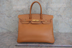 HERMES／エルメス バーキン35 アルデンヌ ナチュラル □C刻印 ハンドバッグ 800040135
