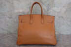 HERMES／エルメス バーキン35 アルデンヌ ナチュラル □C刻印 ハンドバッグ 800040135