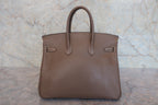 HERMES／エルメス バーキン25 ヴォーエプソン エトゥープ □N刻印 ハンドバッグ 800020122