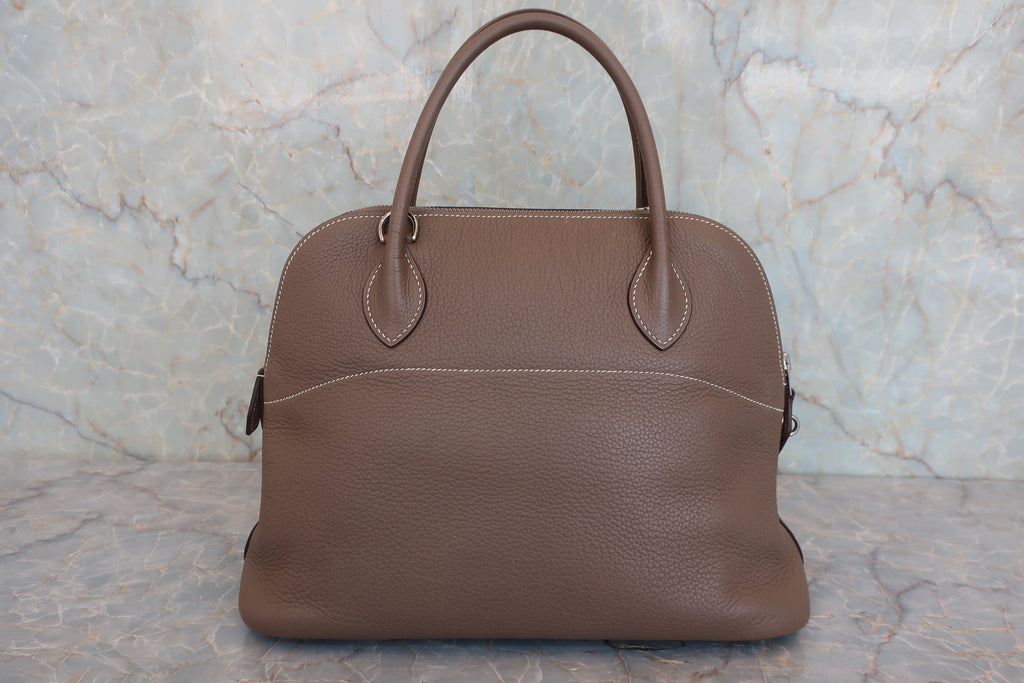 HERMES／エルメス ボリード31 トリヨンクレマンス エトゥープ □K刻印 ショルダーバッグ 800050048