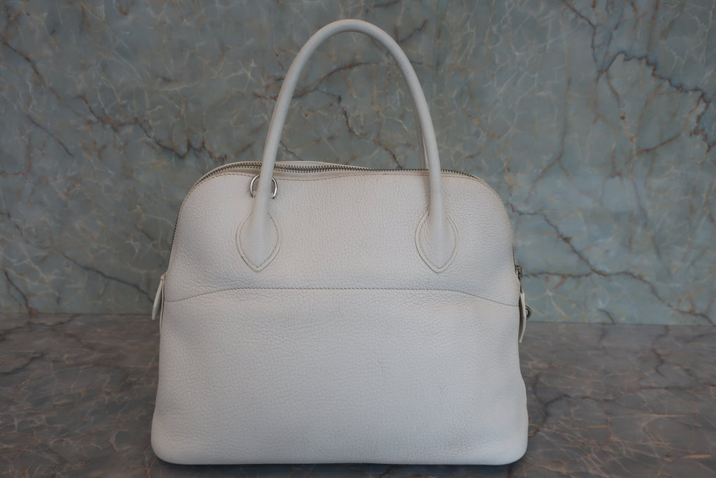 HERMES／エルメス ボリード31 トリヨンクレマンス ホワイト □K刻印 ショルダーバッグ 800020101