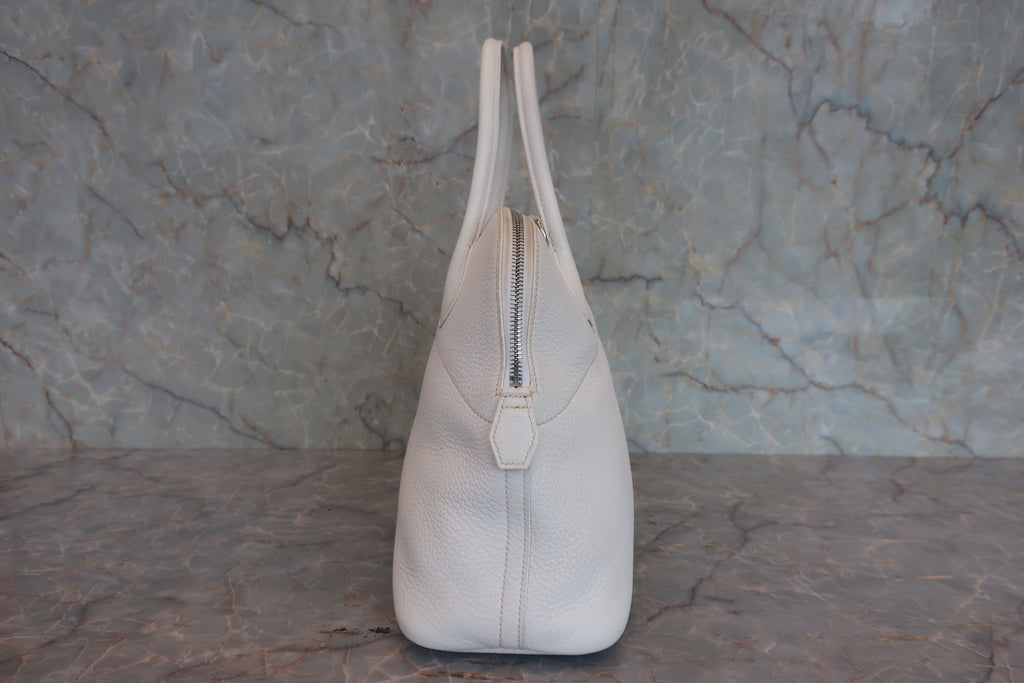 HERMES／エルメス ボリード31 トリヨンクレマンス ホワイト □K刻印 ショルダーバッグ 800020101