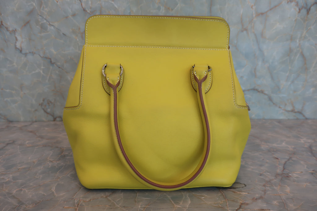 HERMES／エルメス ツールボックス20 ヴォースイフト ライム ショルダーバッグ 800040153
