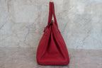 HERMES／エルメス バーキン30 トゴ ルージュガランス □M刻印 ハンドバッグ 700060284