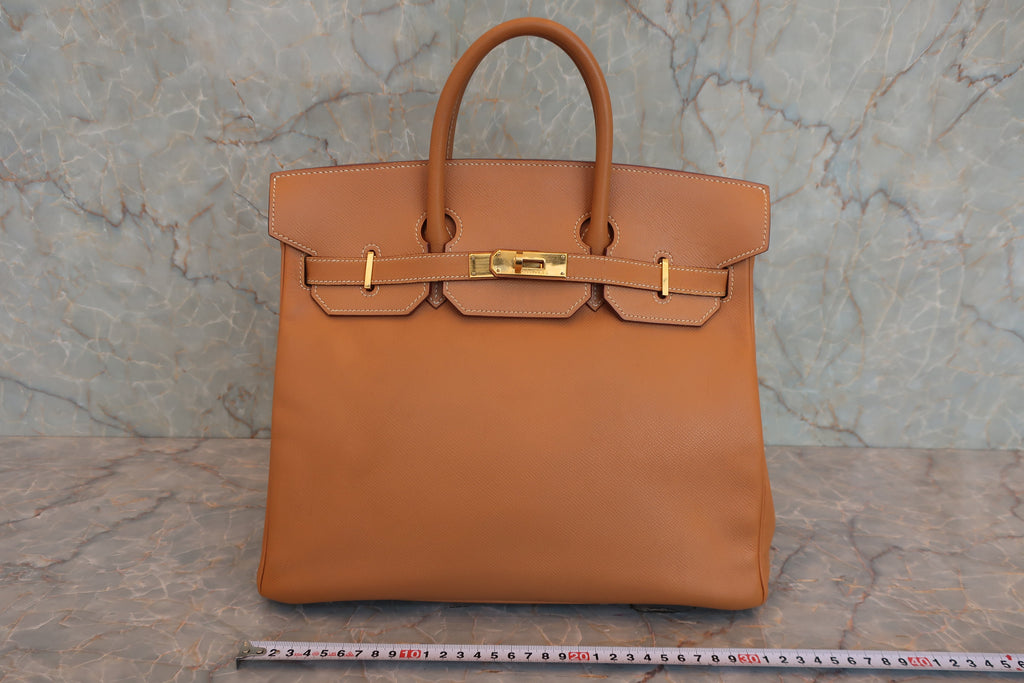 HERMES／エルメス オータクロア32 クシュベル ナチュラル □B刻印 ハンドバッグ 800040163