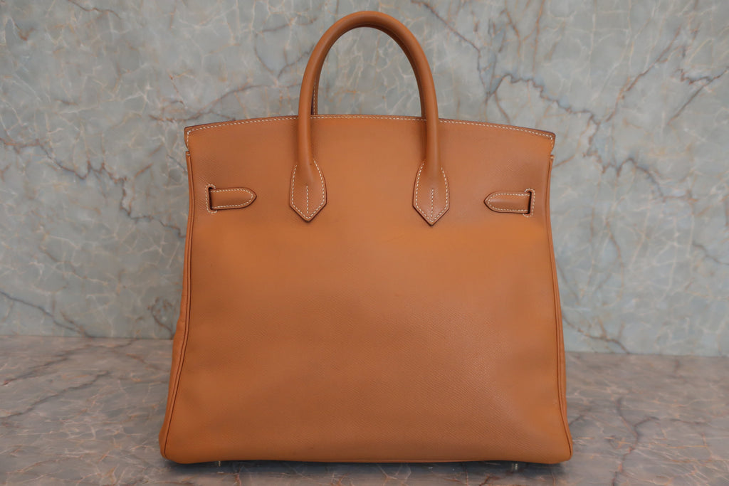 HERMES／エルメス オータクロア32 クシュベル ナチュラル □B刻印 ハンドバッグ 800040163