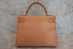 HERMES／エルメス ケリー32 クシュベル ナチュラル □B刻印 ショルダーバッグ 800030169