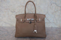 HERMES／エルメス バーキン30 トゴ エトゥープ □M刻印 ハンドバッグ 800020024