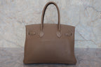 HERMES／エルメス バーキン30 トゴ エトゥープ □M刻印 ハンドバッグ 800020024