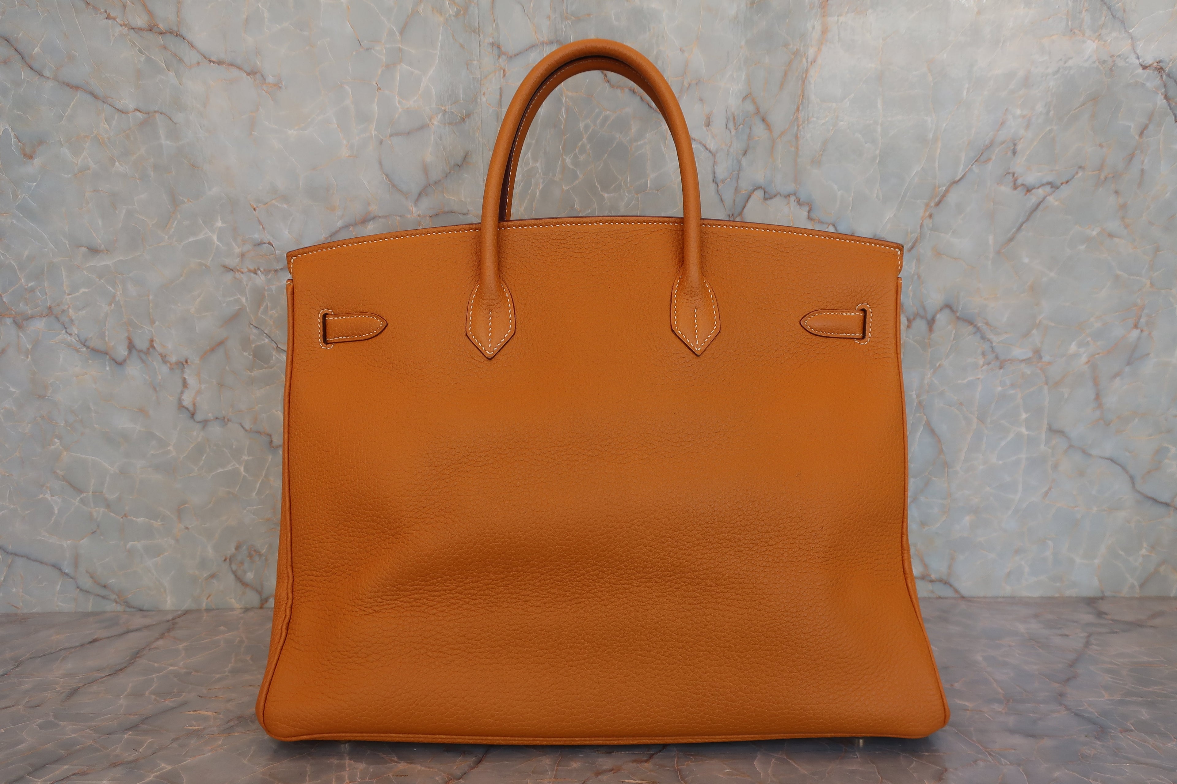 HERMES／エルメス バーキン40 トリヨンクレマンス ナチュラルサブレ □D刻印 ハンドバッグ 800050054