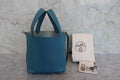 HERMES／エルメス ピコタンロックＰＭ トリヨンクレマンス ブルージーン □P刻印 ハンドバッグ 800020118