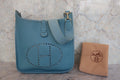 HERMES／エルメス エブリン1GM クシュベル ブルージーン □B刻印 ショルダーバッグ 800030208