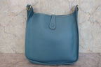 HERMES／エルメス エブリン1GM クシュベル ブルージーン □B刻印 ショルダーバッグ 800030208