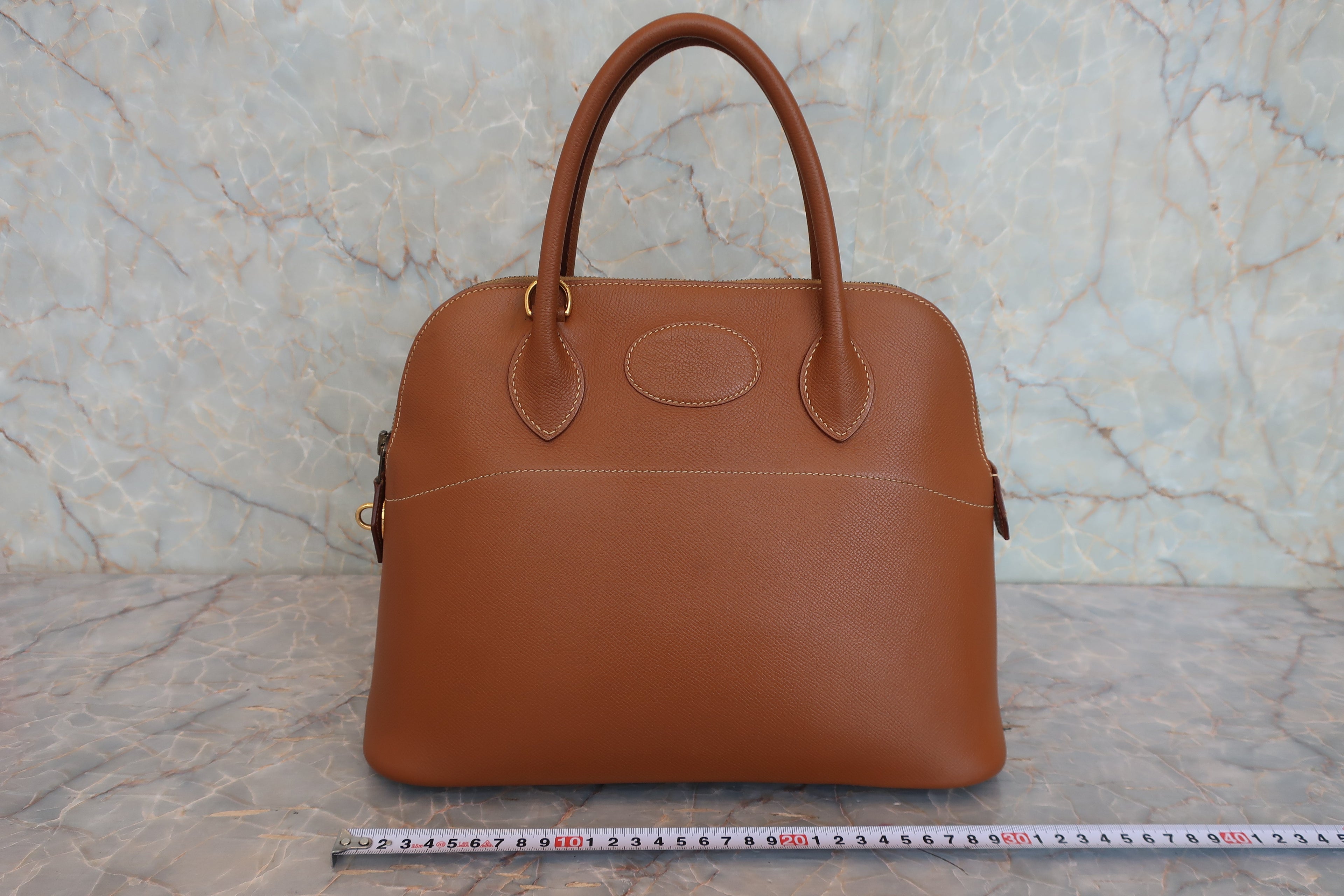 HERMES／エルメス ボリード31 クシュベル ゴールド □E刻印 ショルダーバッグ 800020265