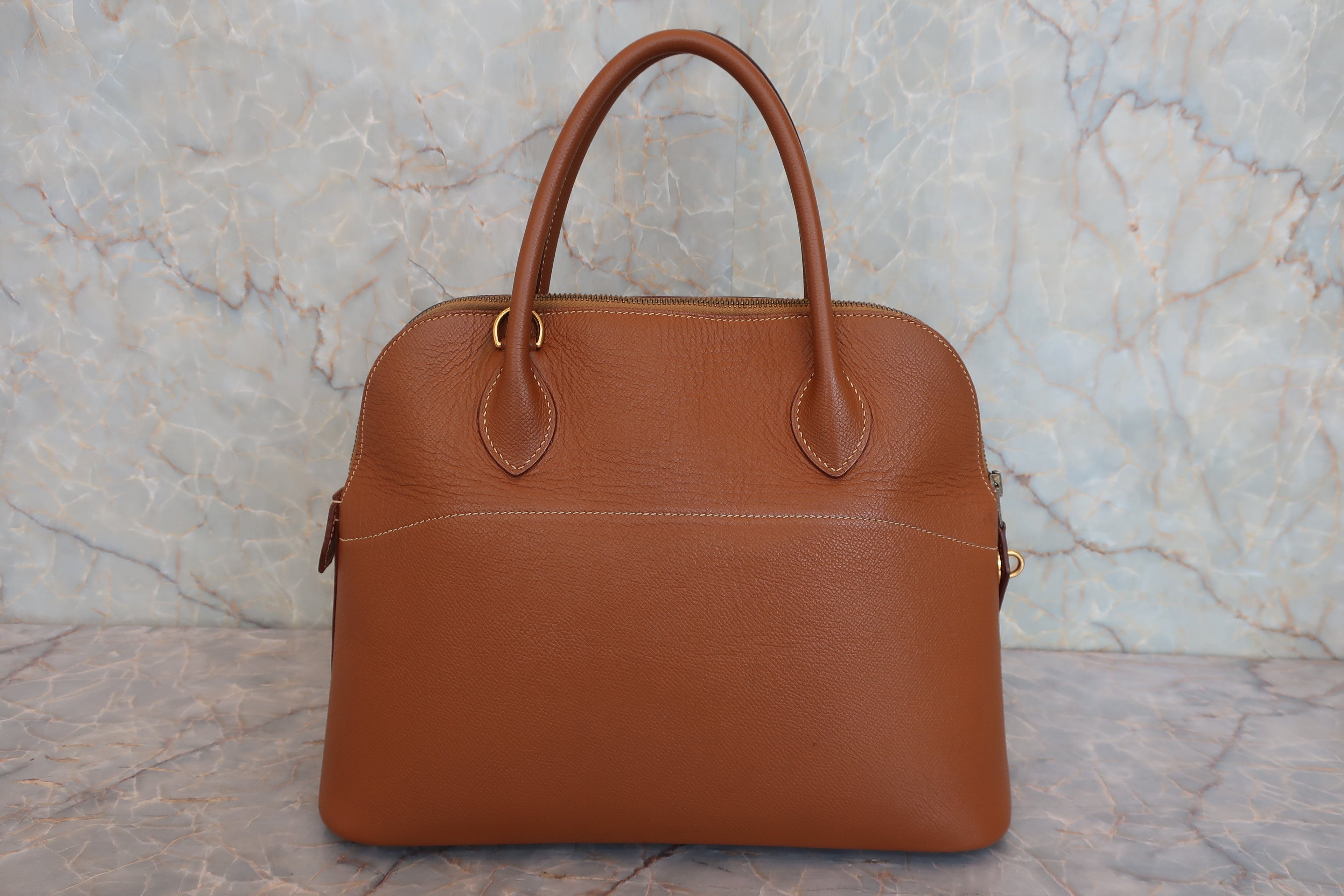 HERMES／エルメス ボリード31 クシュベル ゴールド □E刻印 ショルダーバッグ 800020265