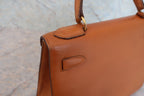 HERMES／エルメス ケリー28 クシュベル ブラウン 〇L刻印 ハンドバッグ 800050050