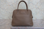 HERMES／エルメス ボリード31 トリヨンクレマンス エトゥープ □O刻印 ショルダーバッグ 800050095
