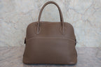 HERMES／エルメス ボリード31 トリヨンクレマンス エトゥープ □O刻印 ショルダーバッグ 800050095