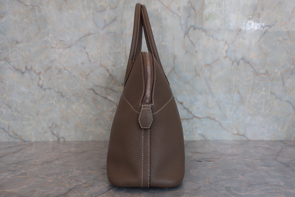 HERMES／エルメス ボリード31 トリヨンクレマンス エトゥープ □O刻印 ショルダーバッグ 800050095