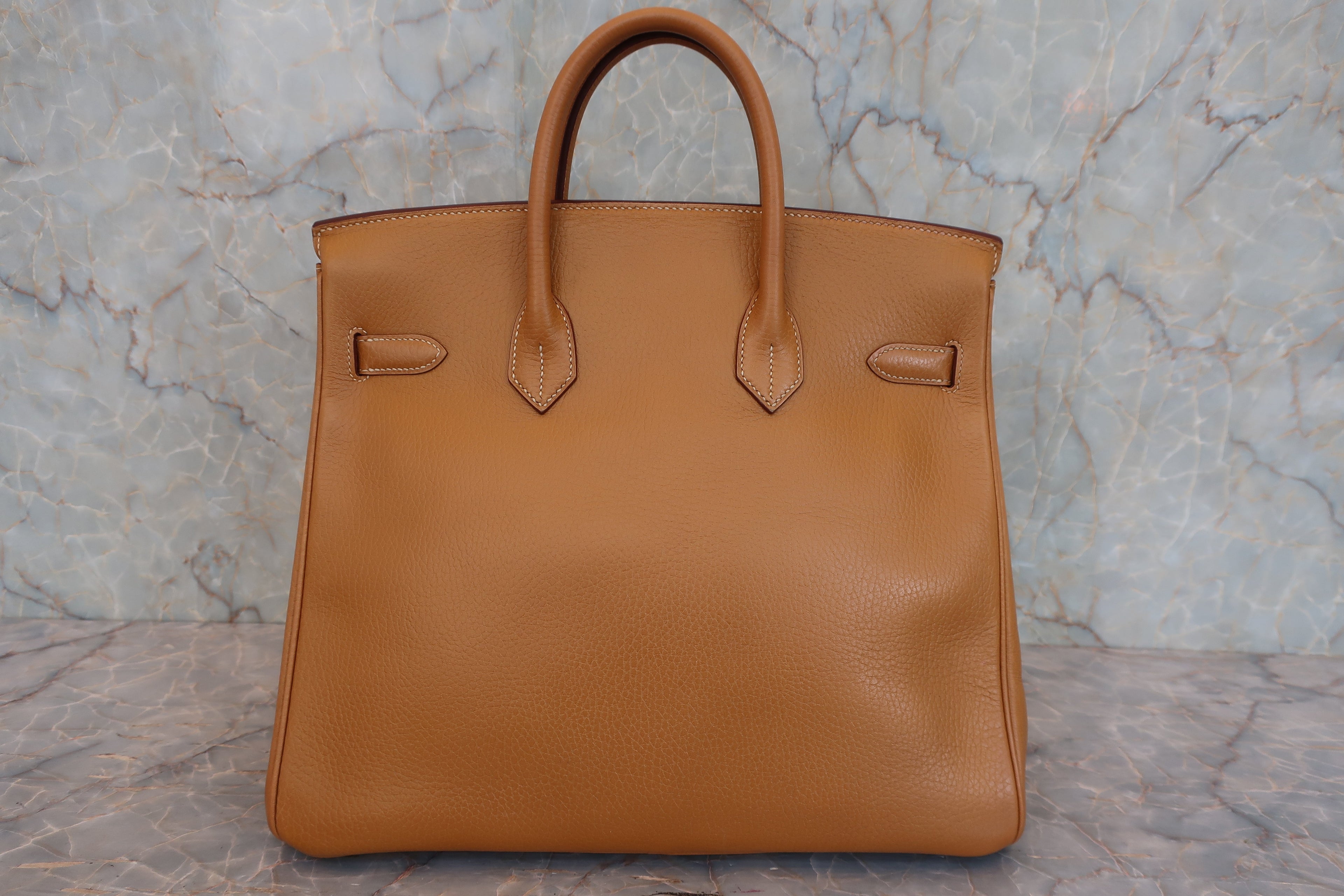 HERMES／エルメス オータクロア32 アルデンヌ ナチュラルサブレ □A刻印 ハンドバッグ 800050052