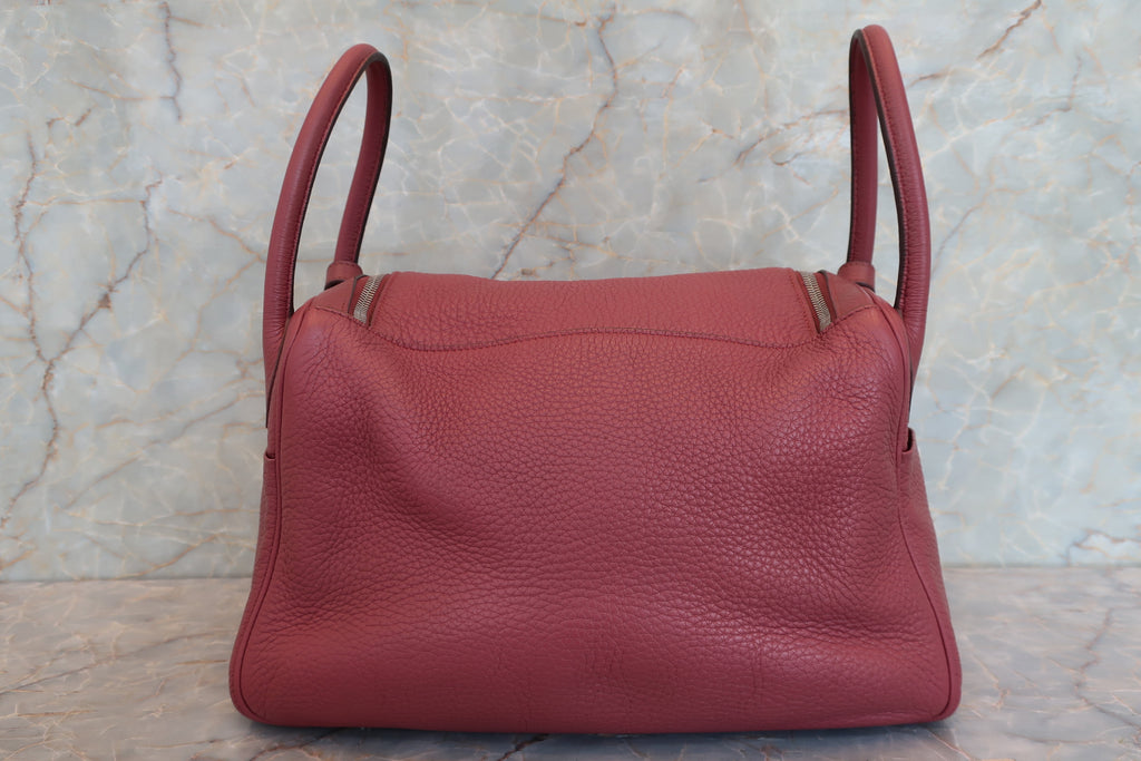 HERMES／エルメス リンディ30 トリヨンクレマンス ローズウッド □O刻印 ショルダーバッグ 700090129