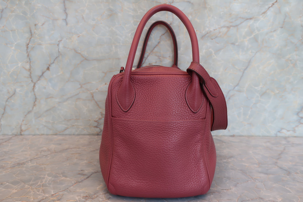 HERMES／エルメス リンディ30 トリヨンクレマンス ローズウッド □O刻印 ショルダーバッグ 700090129