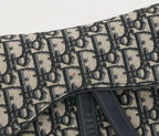 Dior Saddle Medium Canvas Blue / White 2020