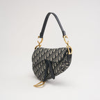 Dior Saddle Medium Canvas Blue / White 2020