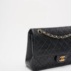 Chanel Vintage Black Timeless Classic Flap Bag 1990s